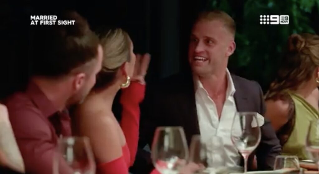 Tim is angry. MAFS, Nine